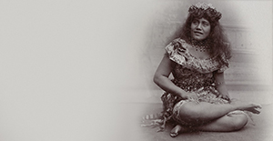 Bild: Tai Taupa´u aus Manono, 1896. Tochter eines Häuptlings.